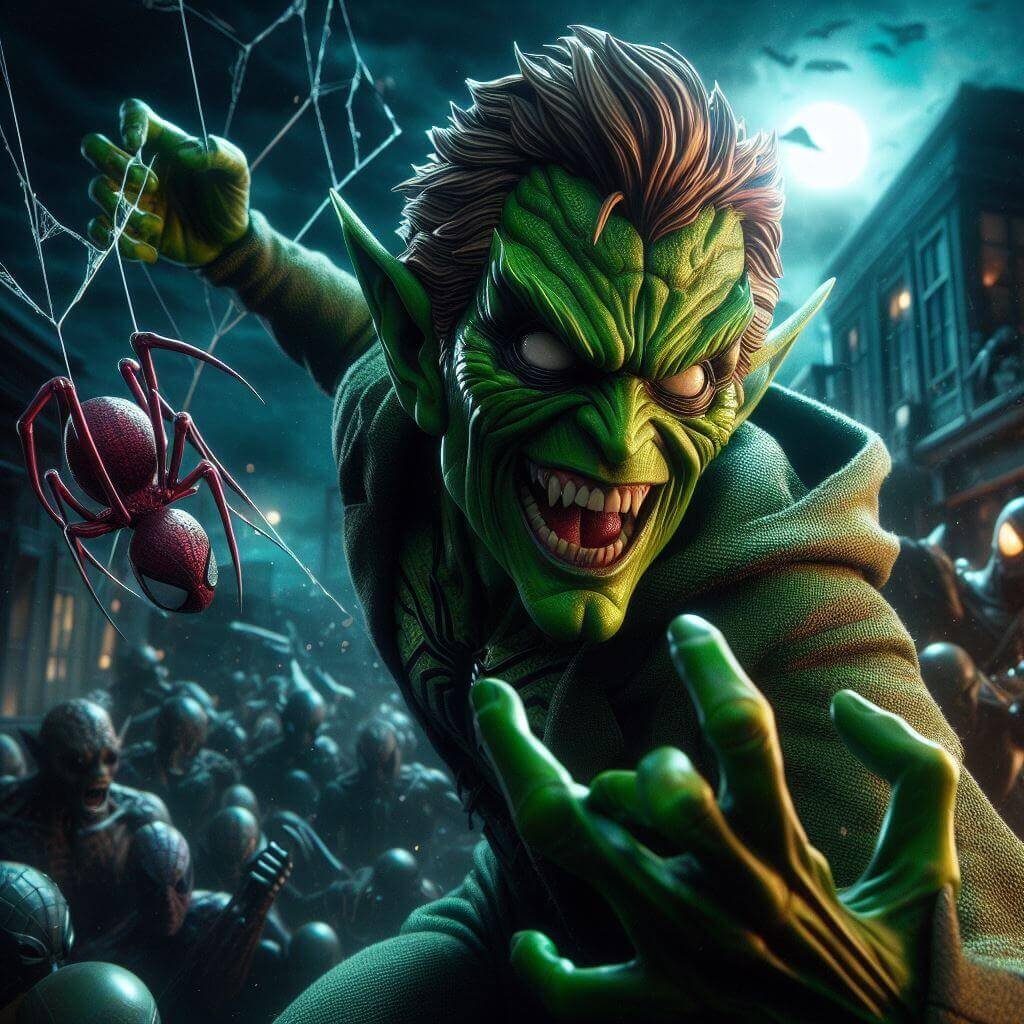 Yeşil Goblin, Spider-Man'in en ikonik ve tehlikeli düşmanlarından biridir.